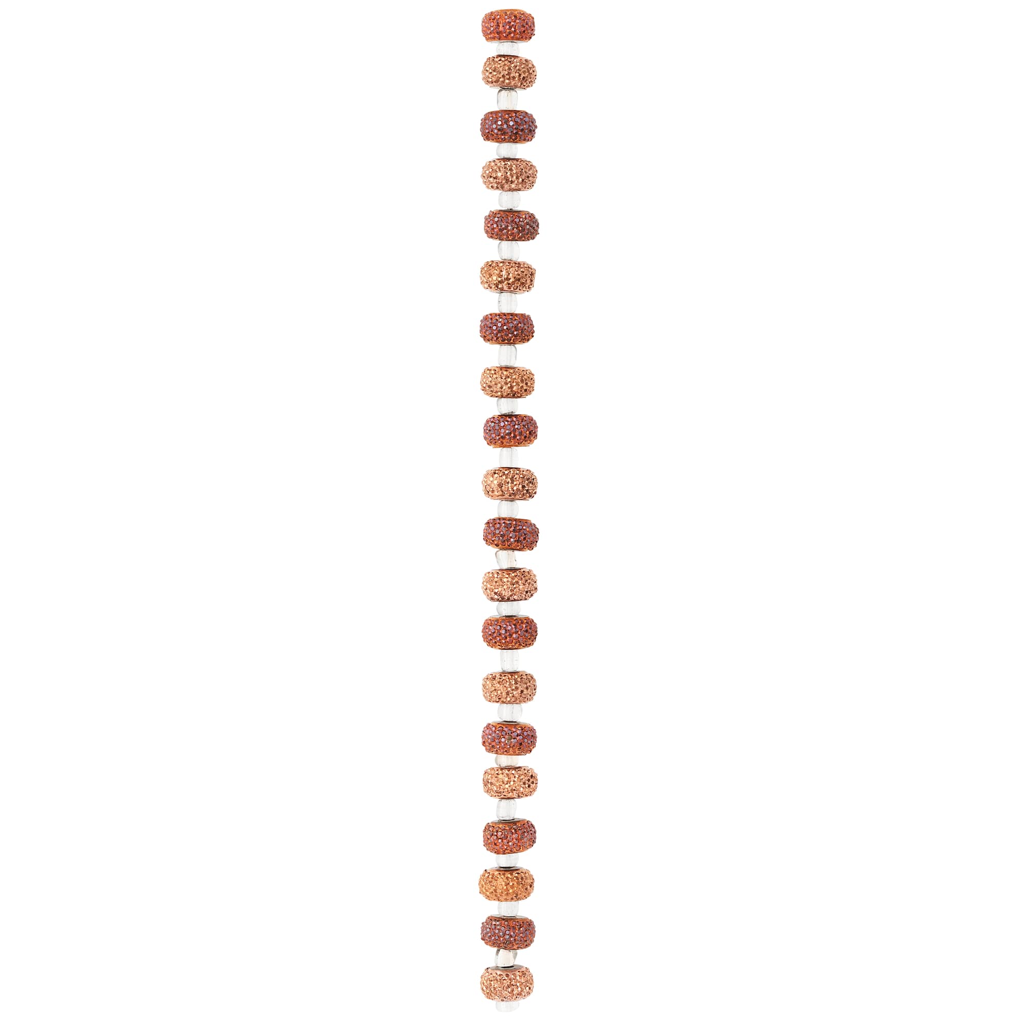 Amber Acrylic Rondel Beads, 10mm by Bead Landing™